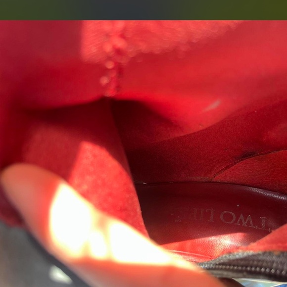 Leather Black Knee-High Boots - Picture 4 of 6